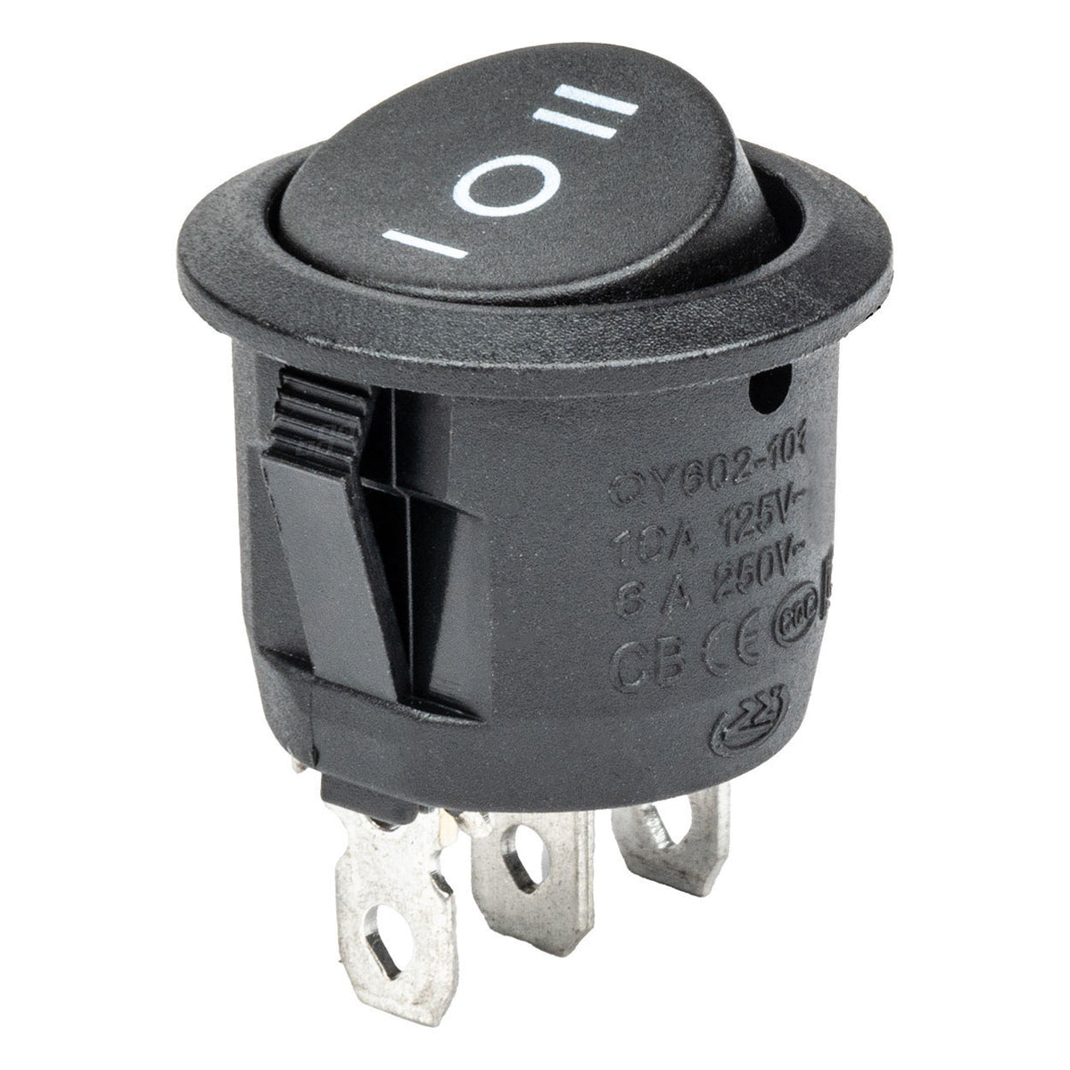 Ronde schakelaar 12/230V BU03 AMiO 02463 - AMiO 02463 - afbeelding 1