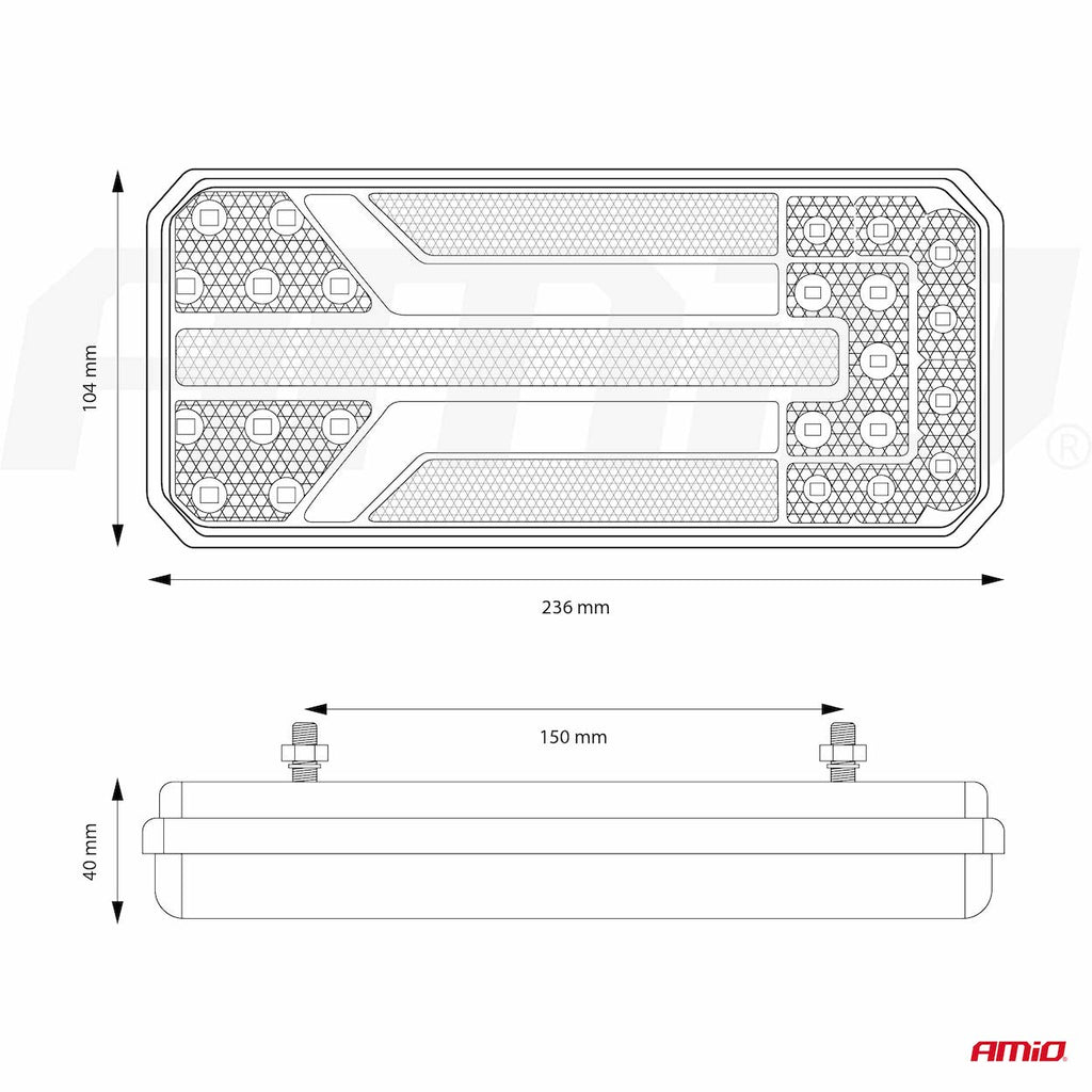 Led-achterlicht AMiO RCL-01-LR dynamic, links 02472 - AMiO 02472 - afbeelding 14