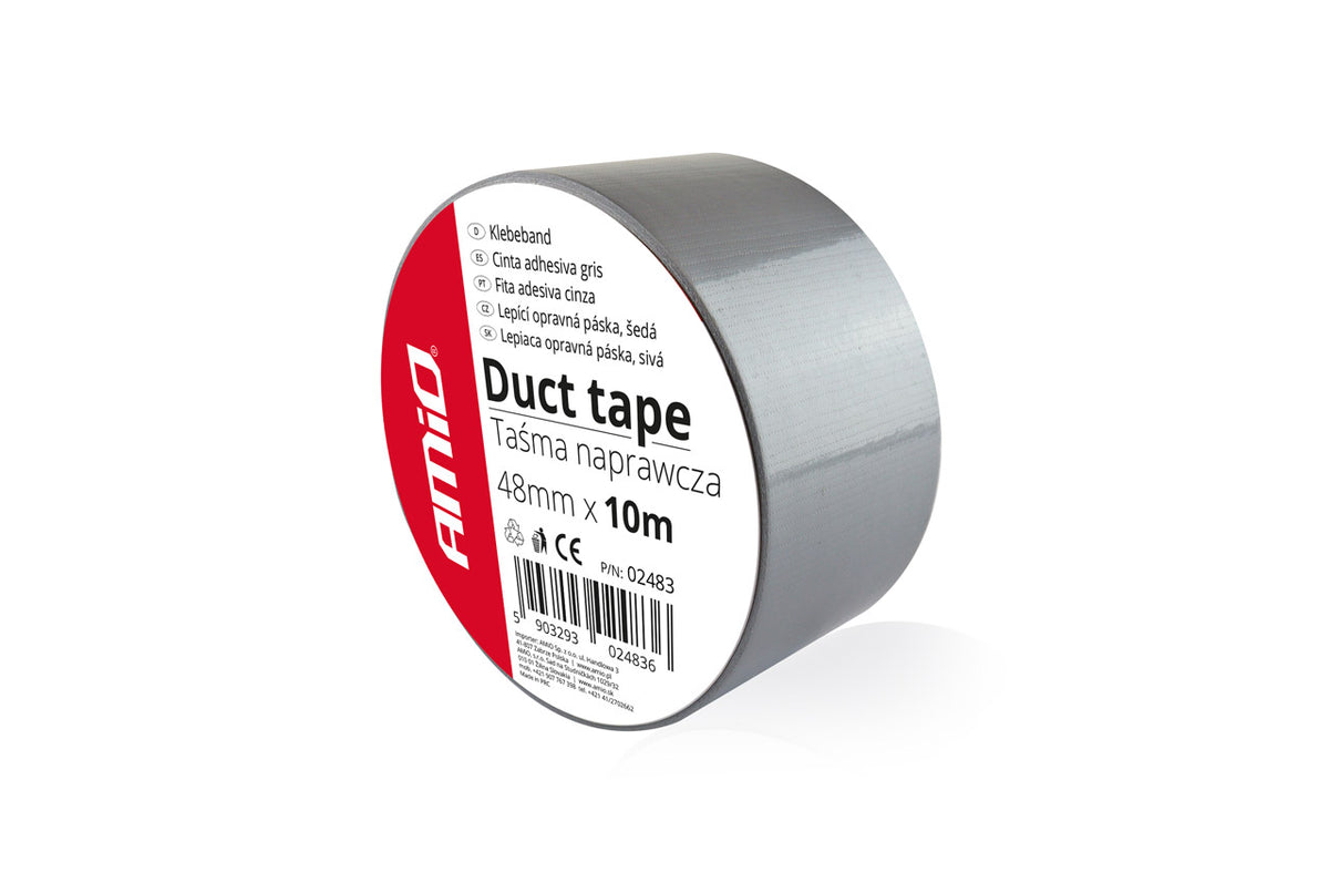 Duct tape 48mm x 10m x 0,19mm AMiO 02483 - AMiO 02483 - afbeelding 2