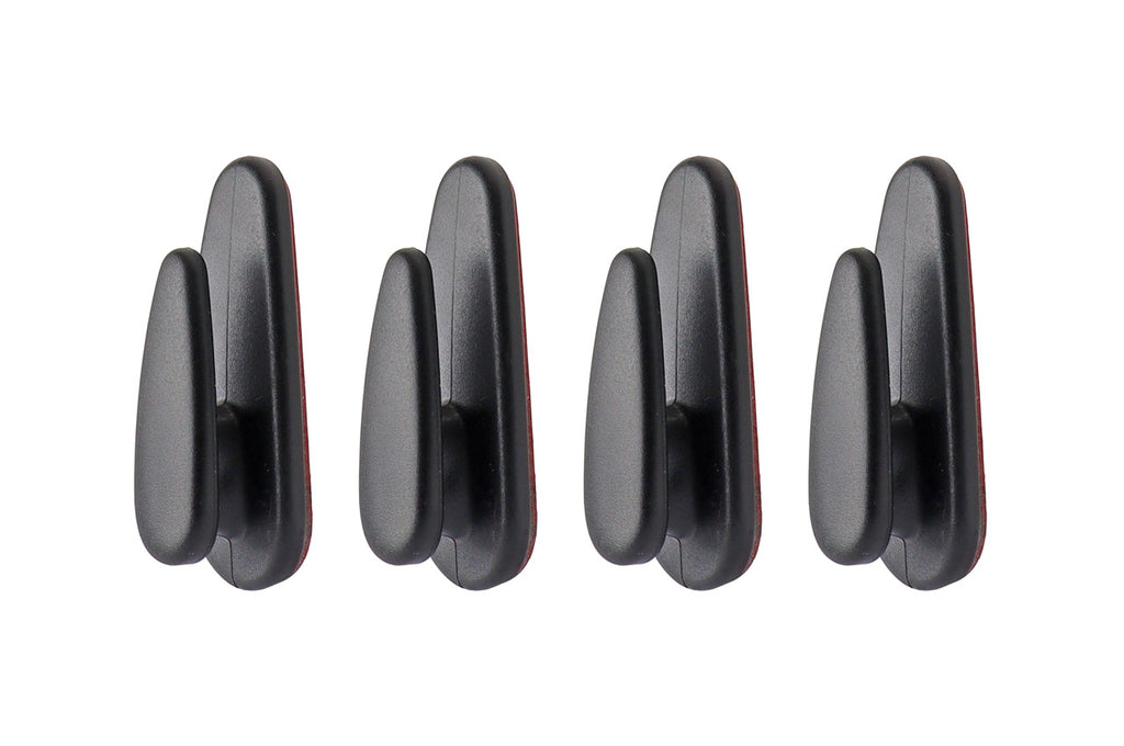 Auto Plastic Haken / organizers met tape 4 stuks AMiO 02490 - AMiO 02490 - afbeelding 1