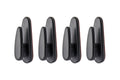 Auto Plastic Haken / organizers met tape 4 stuks AMiO 02490 - AMiO 02490 - afbeelding 1