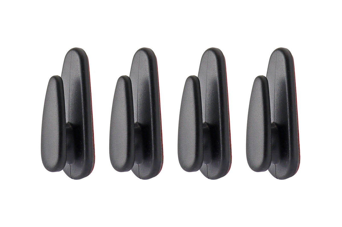 Auto Plastic Haken / organizers met tape 4 stuks AMiO 02490 - AMiO 02490 - afbeelding 5