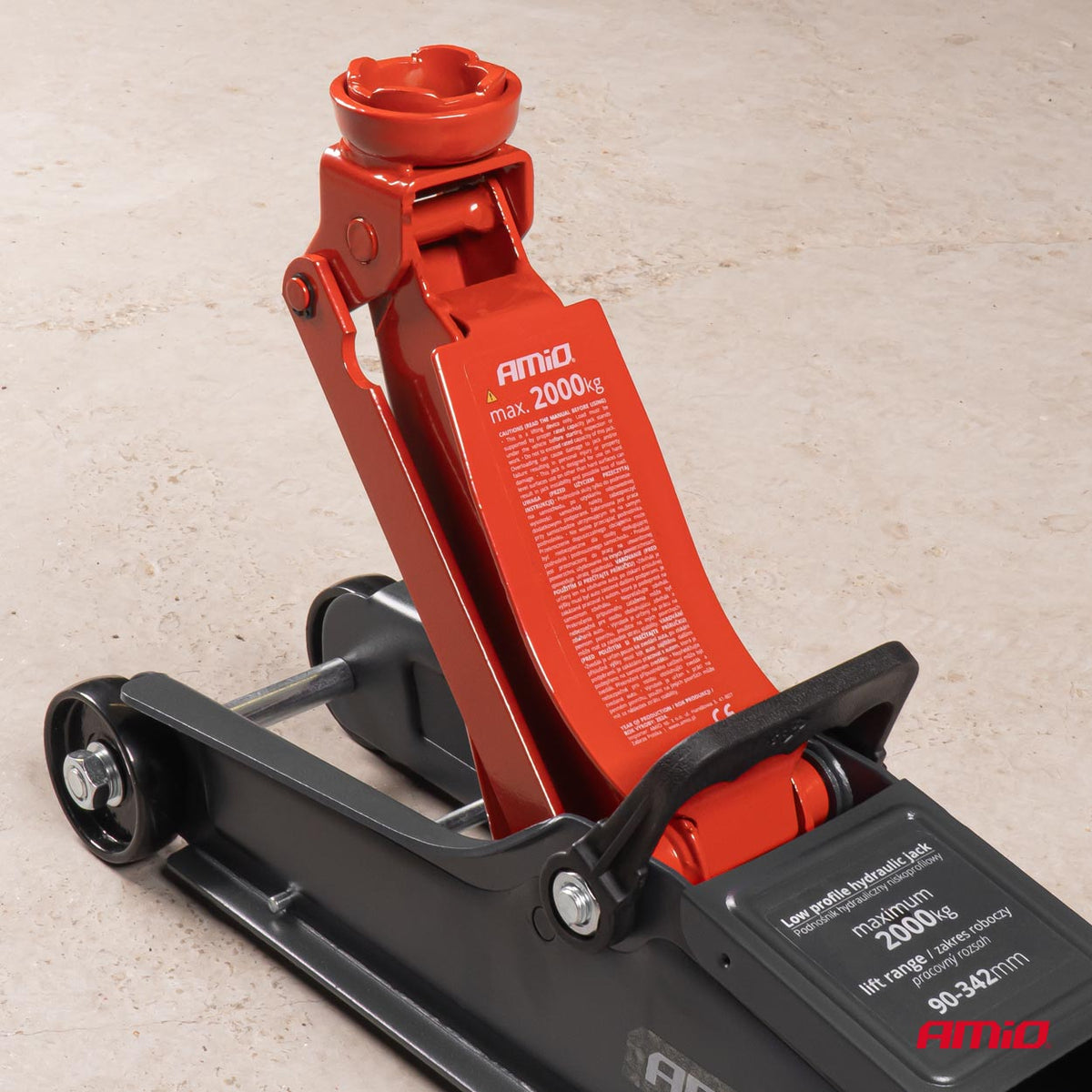Hydraulische krik met laag profiel 2T CE AMiO 02500 - AMiO 02500 - afbeelding 5