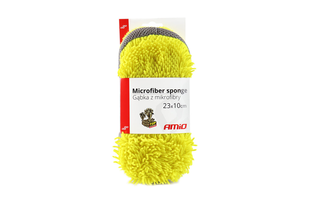 Microvezel gele spons 63g 23x10,5x5cm AMiO 02516 - AMiO 02516 - afbeelding 3