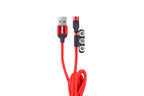 Magnetische poort Combo kabel Lightning/USB C/micro USB 1m UC-08 AMiO 02522 - AMiO 02522 - afbeelding 1