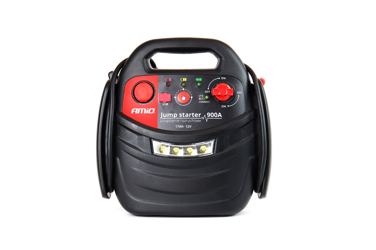 Starthulp 12V 17Ah 900A 4in1 JS01 AMiO 02523 - AMiO 02523 - afbeelding 1