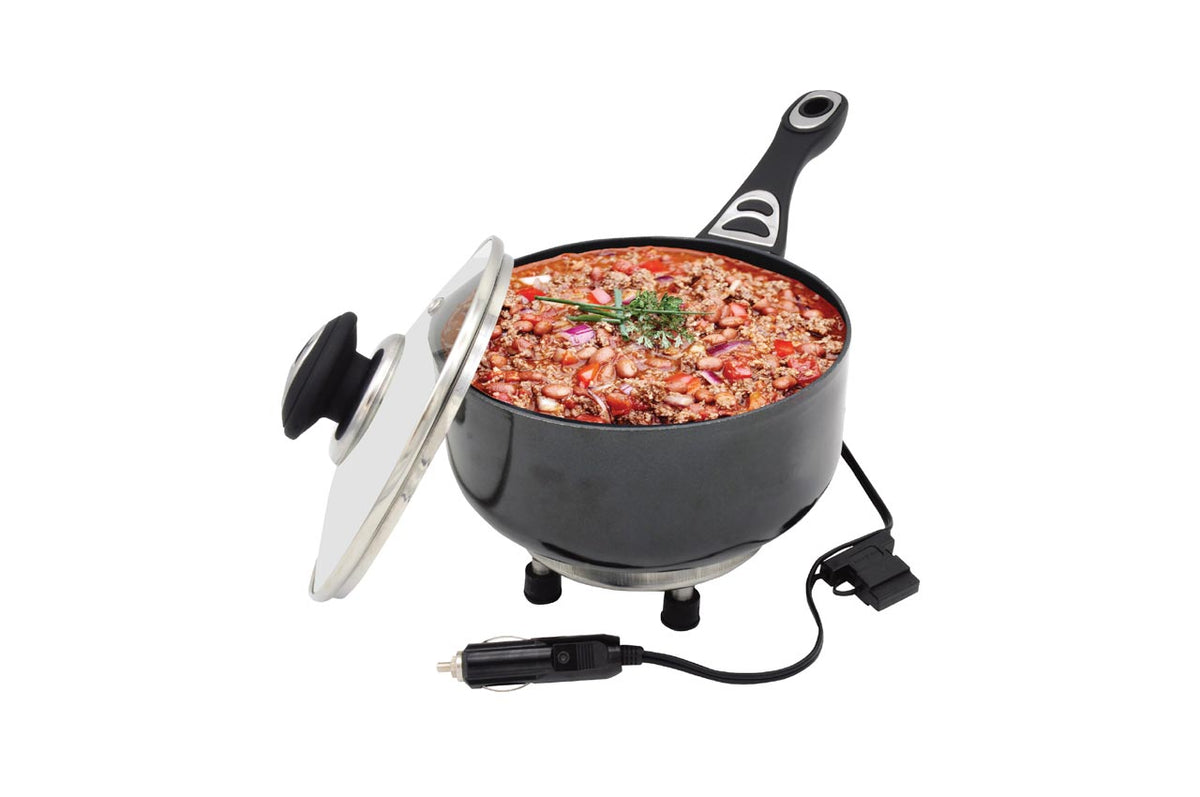 Elektrische steelpan voor auto 18cm x 8cm 150W 12V AMiO 02534 - AMiO 02534 - afbeelding 4