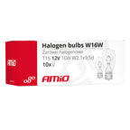 Halogeenlampen W16W T15 16W W2.1x9.5d 12V 10st AMiO 02549 - AMiO 02549 - afbeelding 3