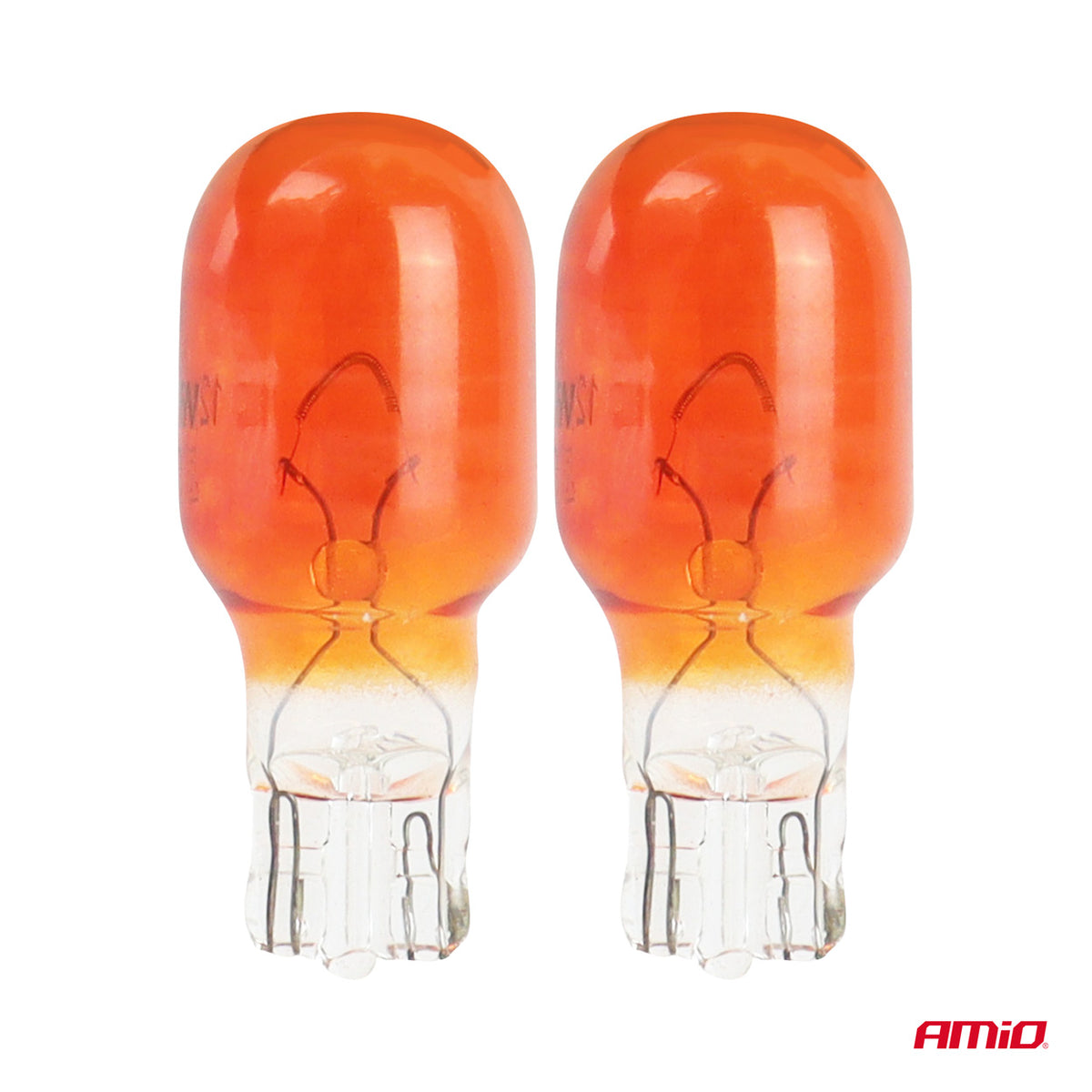 Halogeenlampen T15 WY16W W2.1x9.5d 12V 2 stuks AMiO 02550 - AMiO 02550 - afbeelding 2