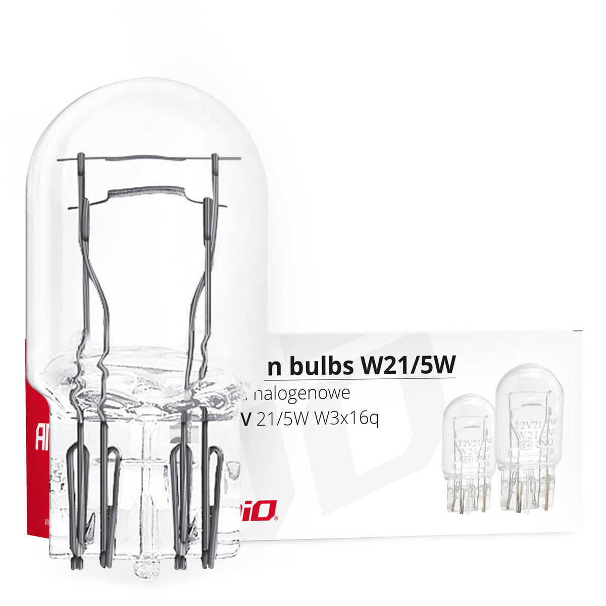 Halogeenlampen T20 W21/5W B3x16d AMiO 02552 - AMiO 02552 - afbeelding 3
