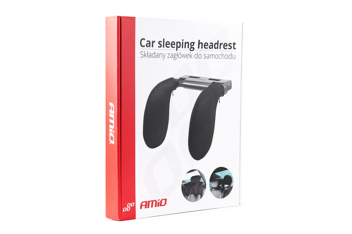 Stof gemaakt zwart Auto slapen hoofdsteun AMiO 02558 - AMiO 02558 - afbeelding 6