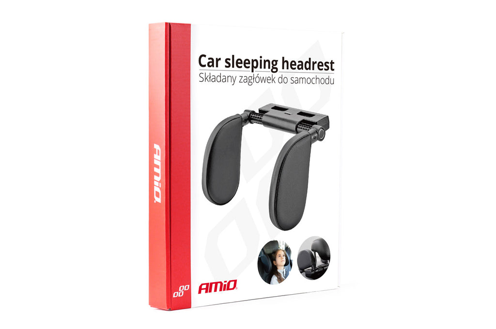 Auto slapen hoofdsteun PVC lederen afwerking AMiO 02559 - AMiO 02559 - afbeelding 1