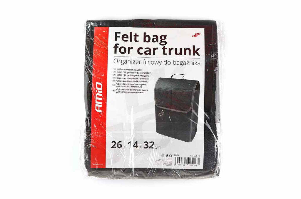 Vilten tas voor kofferbak FB01 AMiO 02576 - AMiO 02576 - afbeelding 2