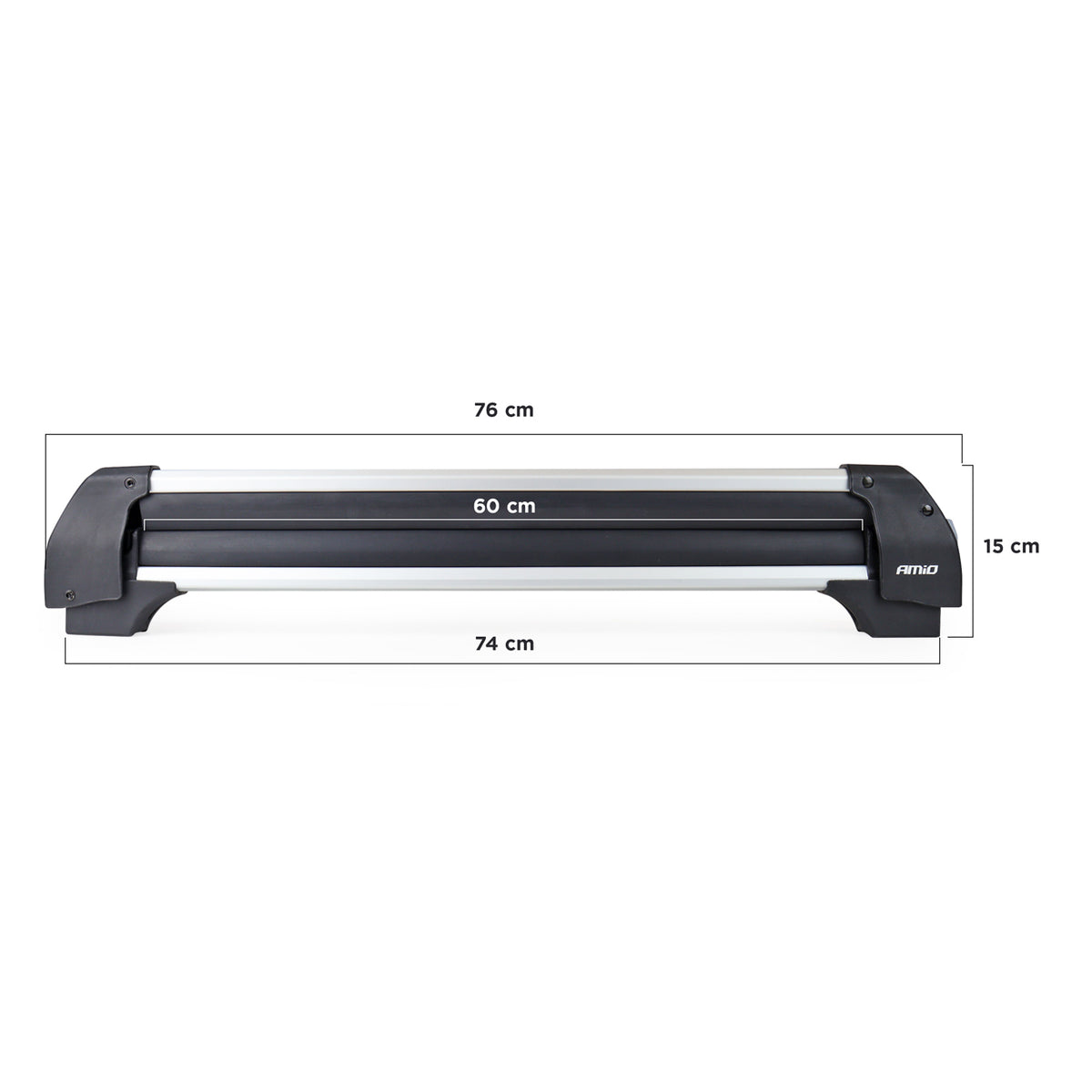 Ski snowboard dakdrager lang 760mm SSR-01L AMiO 02591 - AMiO 02591 - afbeelding 8