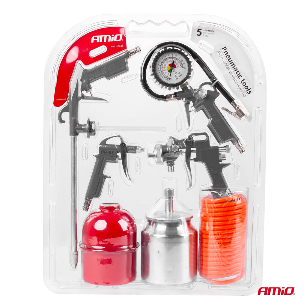 Pneumatische gereedschapsset PT-08 AMiO 02626 - AMiO 02626 - afbeelding 6