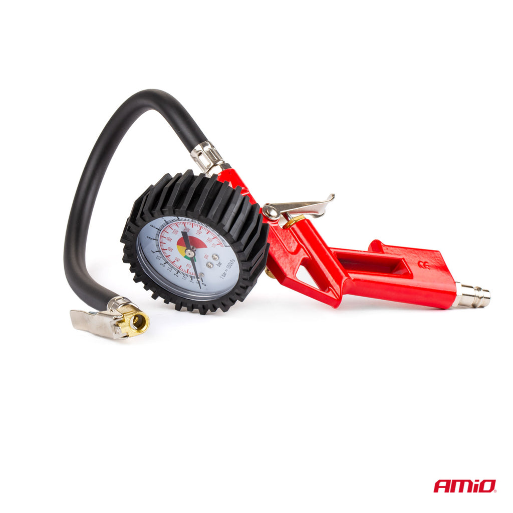 Luchtcompressorpistool met manometer 12 BAR PT-15 AMiO 02633 - AMiO 02633 - afbeelding 2