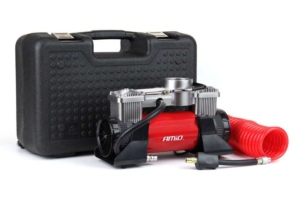 Auto Luchtcompressor 2cilinder 12V HQ ACOMP-18 AMiO 02640 - AMiO 02640 - afbeelding 2