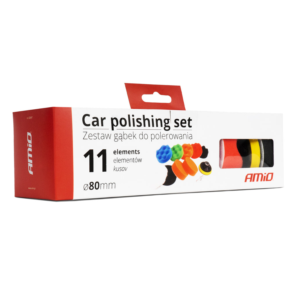 Auto polijstset 11st 80mm M14 AMiO 02647 - AMiO 02647 - afbeelding 6