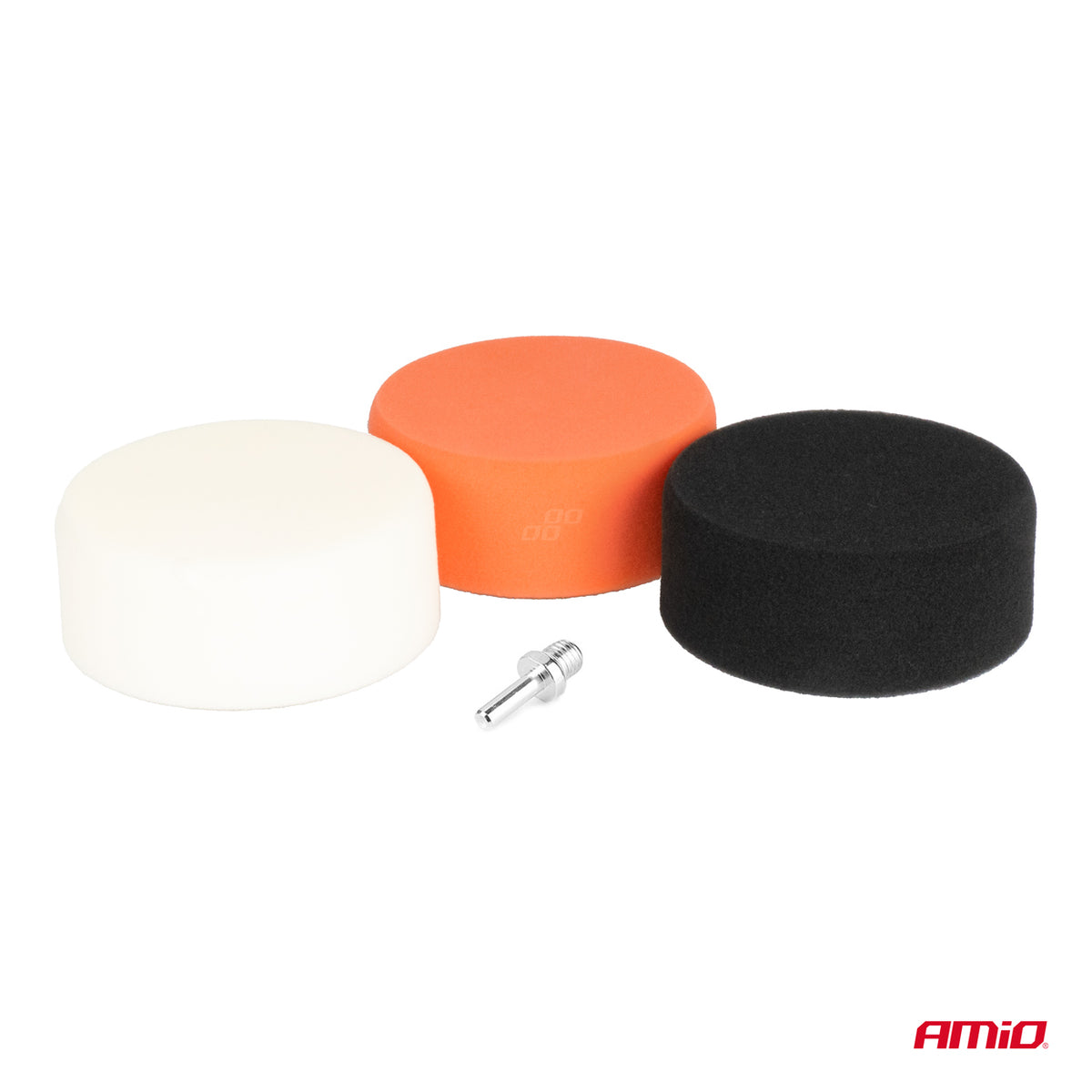 Auto polijstset 3 x 125mm + M14 AMiO 02648 - AMiO 02648 - afbeelding 2
