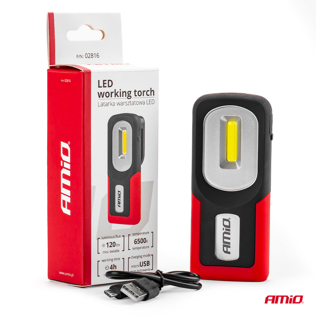 LED werklamp WT06 AMiO 02816 - AMiO 02816 - afbeelding 9