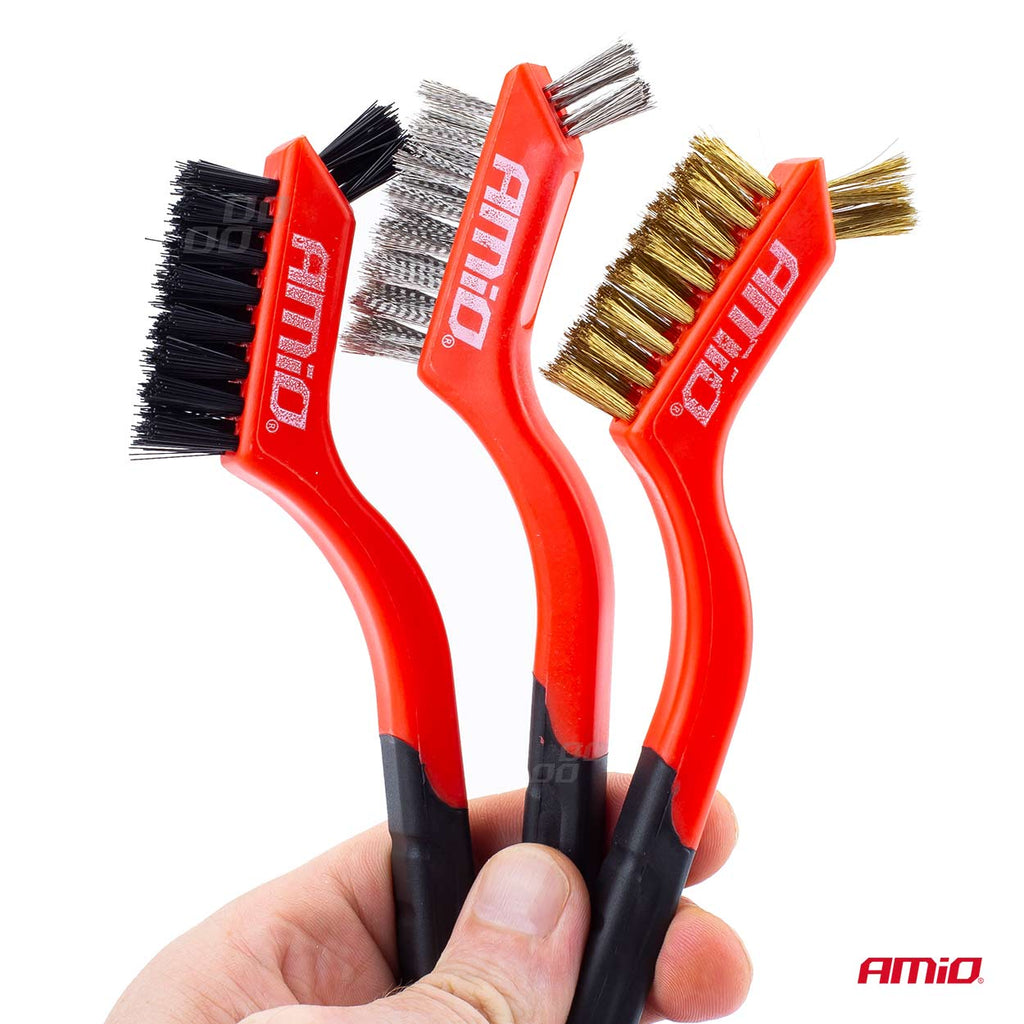 Stalen draadborstel set AMiO 02827 - AMiO 02827 - afbeelding 5