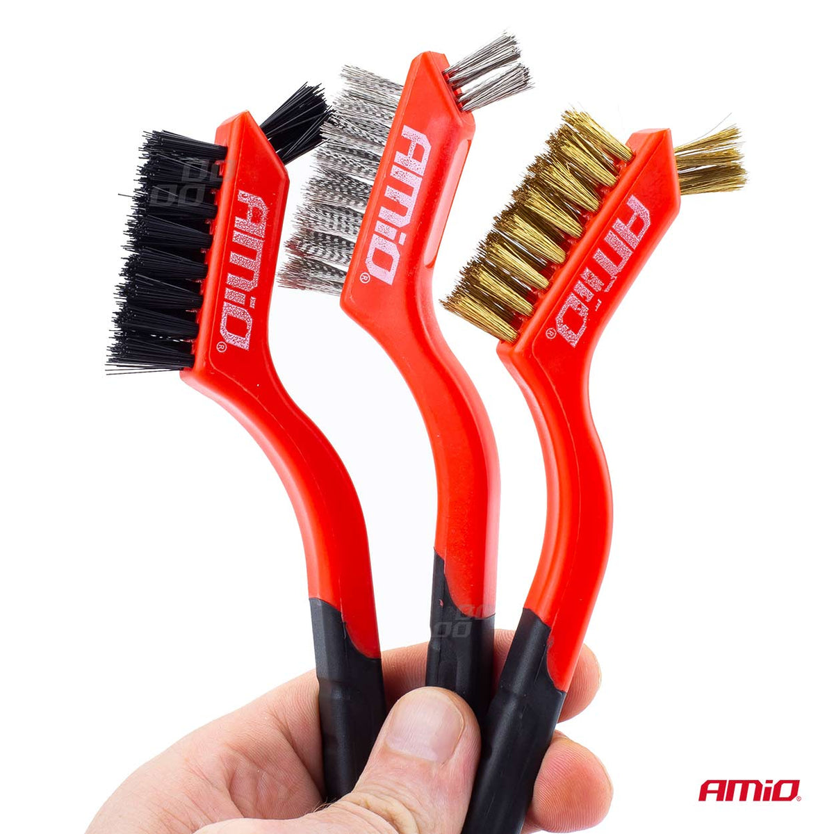 Stalen draadborstel set AMiO 02827 - AMiO 02827 - afbeelding 5