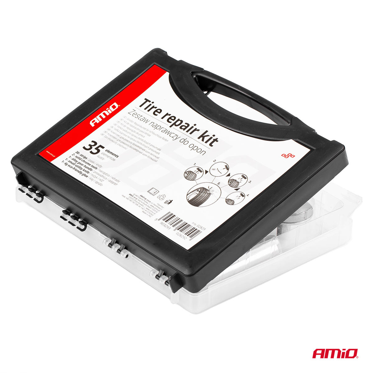 Tubeless reparatieset 36-delig AMiO 02829 - AMiO 02829 - afbeelding 7