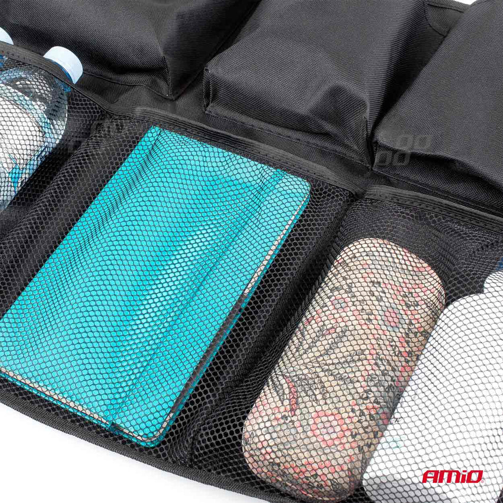 Achterbank hangende kofferbak organizer 89x46cm AMiO 02838 - AMiO 02838 - afbeelding 3