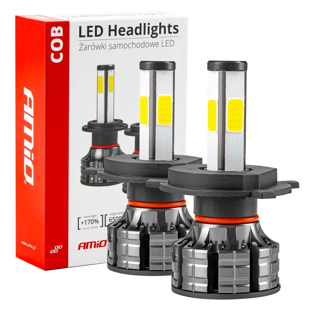 LED-koplampen COB-serie H4 AMiO 02843 - AMiO 02843 - afbeelding 1