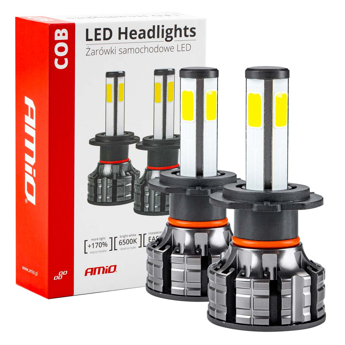 LED-koplampen COB-serie H7 AMiO 02844 - AMiO 02844 - afbeelding 2