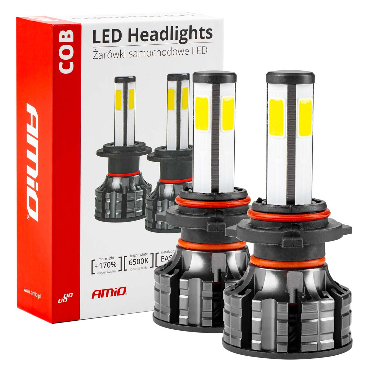 LED-koplampen COB-serie HB3 AMiO 02846 - AMiO 02846 - afbeelding 2