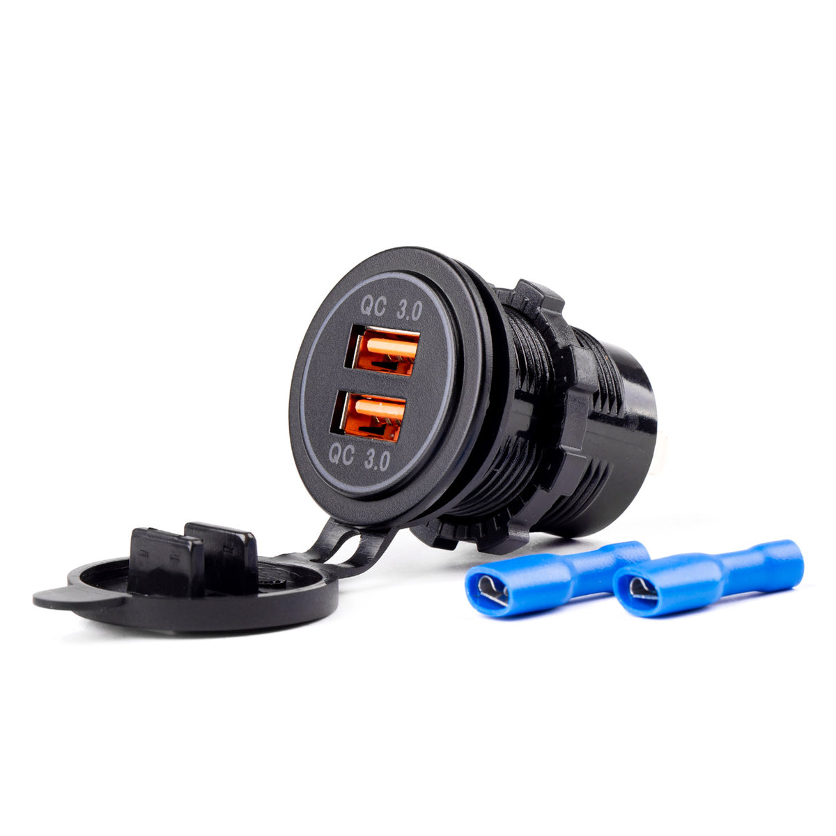Wodoodporna ladowarka z gniazdami 2xUSB 12/24V MOD-05 AMiO 02855 - AMiO 02855 - afbeelding 2