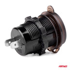 Waterdichte telefoonoplader met digitale voltometer 2xUSB 12/24V MOD-06 AMiO 02856 - AMiO 02856 - afbeelding 3