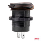 Waterdichte telefoonoplader met digitale voltometer 2xUSB 12/24V MOD-06 AMiO 02856 - AMiO 02856 - afbeelding 7