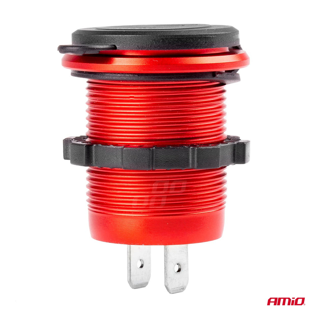 Waterdichte telefoonoplader USB+USB-C 12/24V MOD-09 AMiO 02859 - AMiO 02859 - afbeelding 4