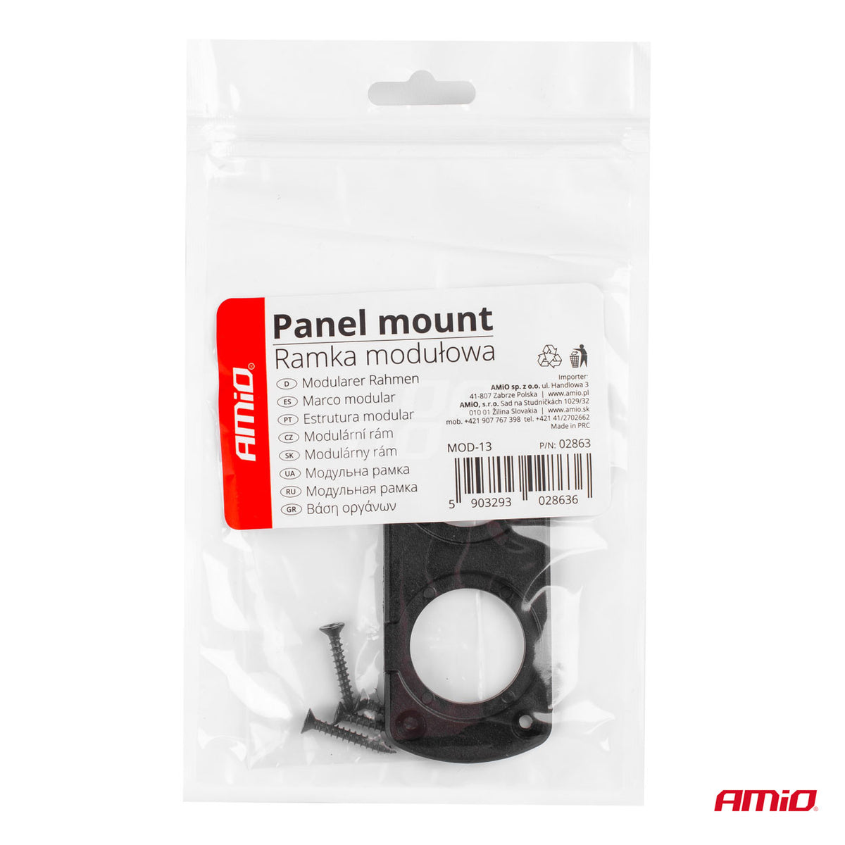 Paneelmontage met twee gaten MOD-13 AMiO 02863 - AMiO 02863 - afbeelding 4