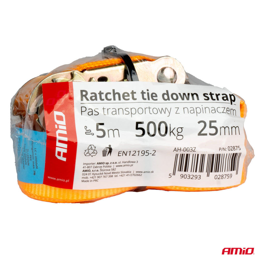 Ratel vastzetten 500kg 25mm 5m BELT-07 AMiO 02875 - AMiO 02875 - afbeelding 7