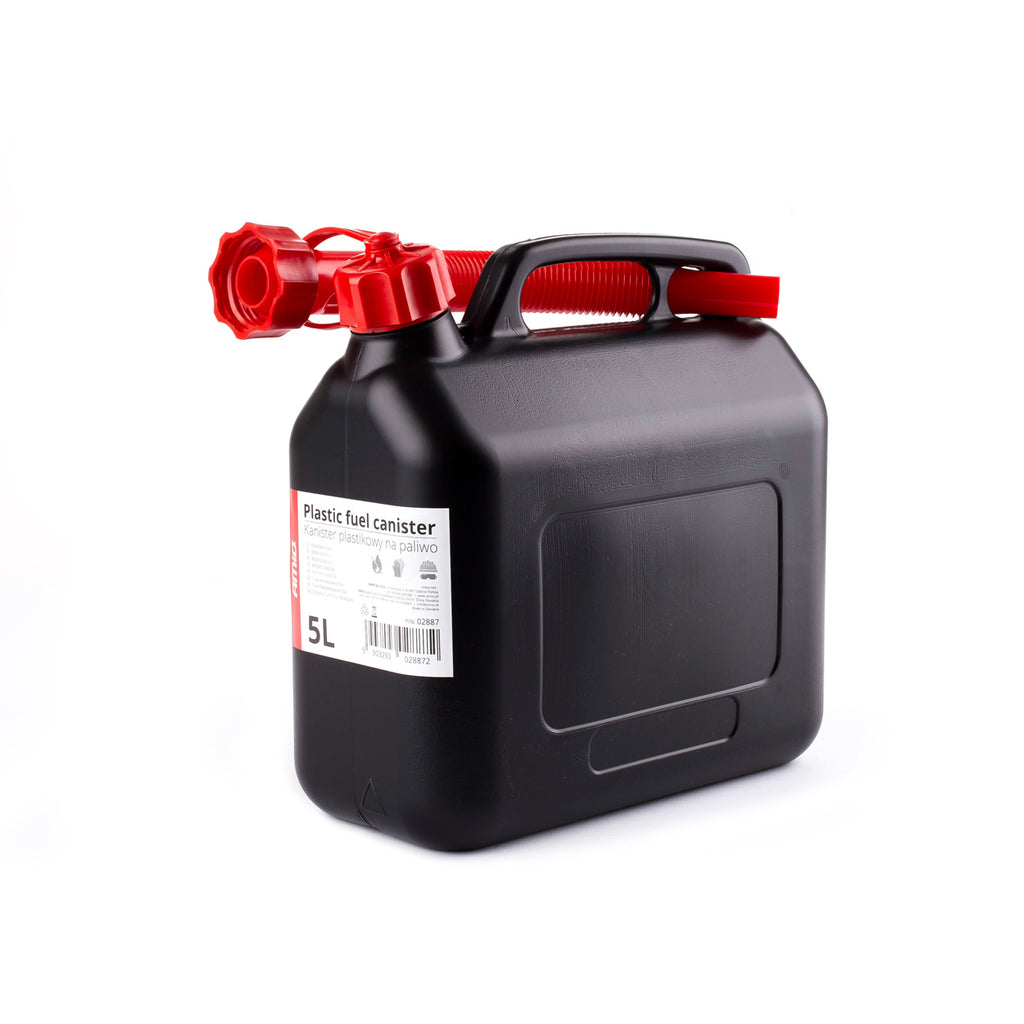 AMiO Kunststof jerrycan 5L, zwart 02887 - AMiO 02887 - afbeelding 1