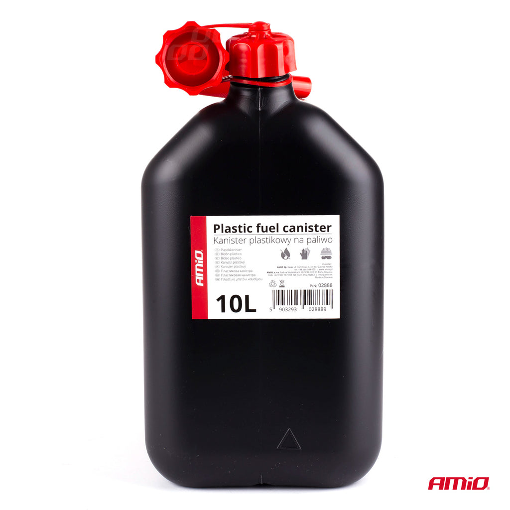 AMiO Kunststof jerrycan 10L, zwart 02888 - AMiO 02888 - afbeelding 2
