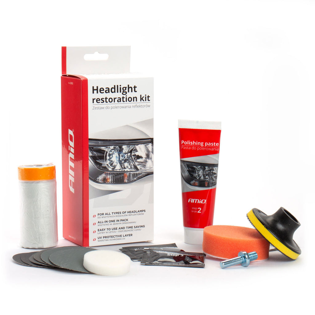 Koplamp polijstset AMiO 02892 - AMiO 02892 - afbeelding 4