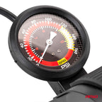 HQ Dubbele zuiger 2xØ45mm voetpomp met manometer en adapters PU07 AMiO 02894 - AMiO 02894 - afbeelding 6