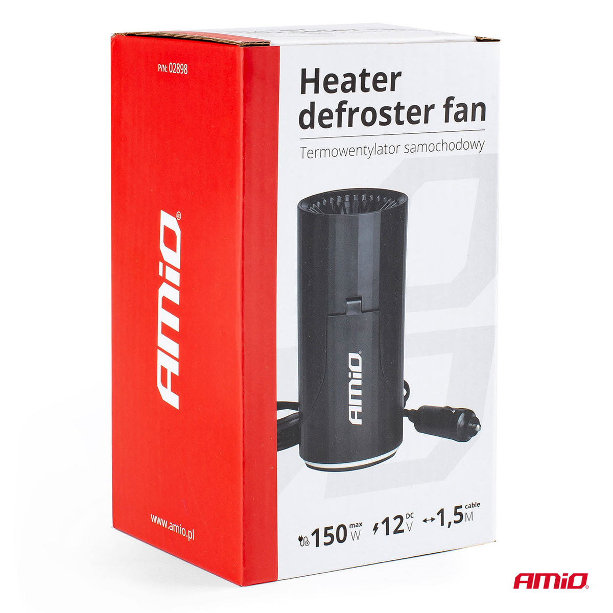 Verwarming, ontdooier, ventilator -12V 150W AMiO 02898 - AMiO 02898 - afbeelding 8