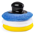 Schoonmaak sponzen set 3x125 mm AMiO 02904 - AMiO 02904 - afbeelding 1