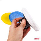 Schoonmaak sponzen set 3x125 mm AMiO 02904 - AMiO 02904 - afbeelding 2