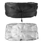 Opvouwbare Auto voorruit zonnescherm paraplu 140x79cm AMiO 02906 - AMiO 02906 - afbeelding 1