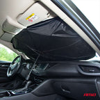 Opvouwbare Auto voorruit zonnescherm paraplu 140x79cm AMiO 02906 - AMiO 02906 - afbeelding 11