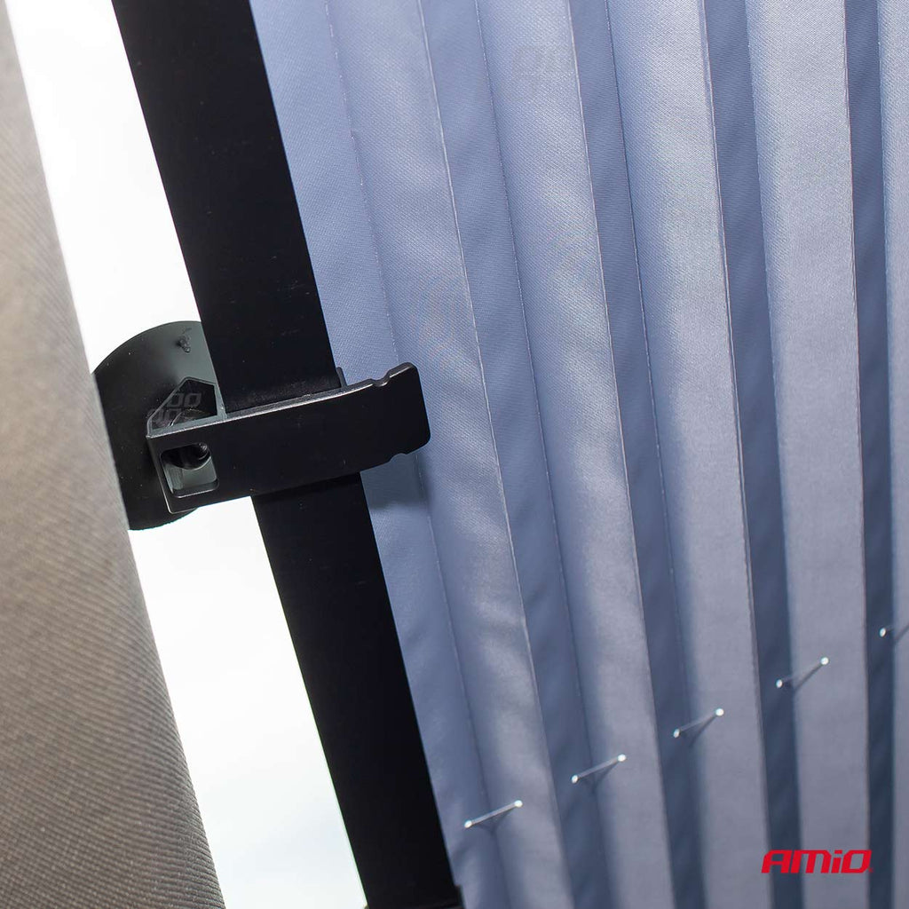 Windscherm opklapbaar zonnescherm 120x46cm AMiO 02910 - AMiO 02910 - afbeelding 8