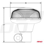 LED Waarschuwingslamp 18 LED R65 R10 12V 24V W21p AMiO 02922 - AMiO 02922 - afbeelding 7