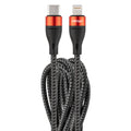 USB-C+Lightning Kabel200cm FullLINK UC-19 AMiO 02931 - AMiO 02931 - afbeelding 1