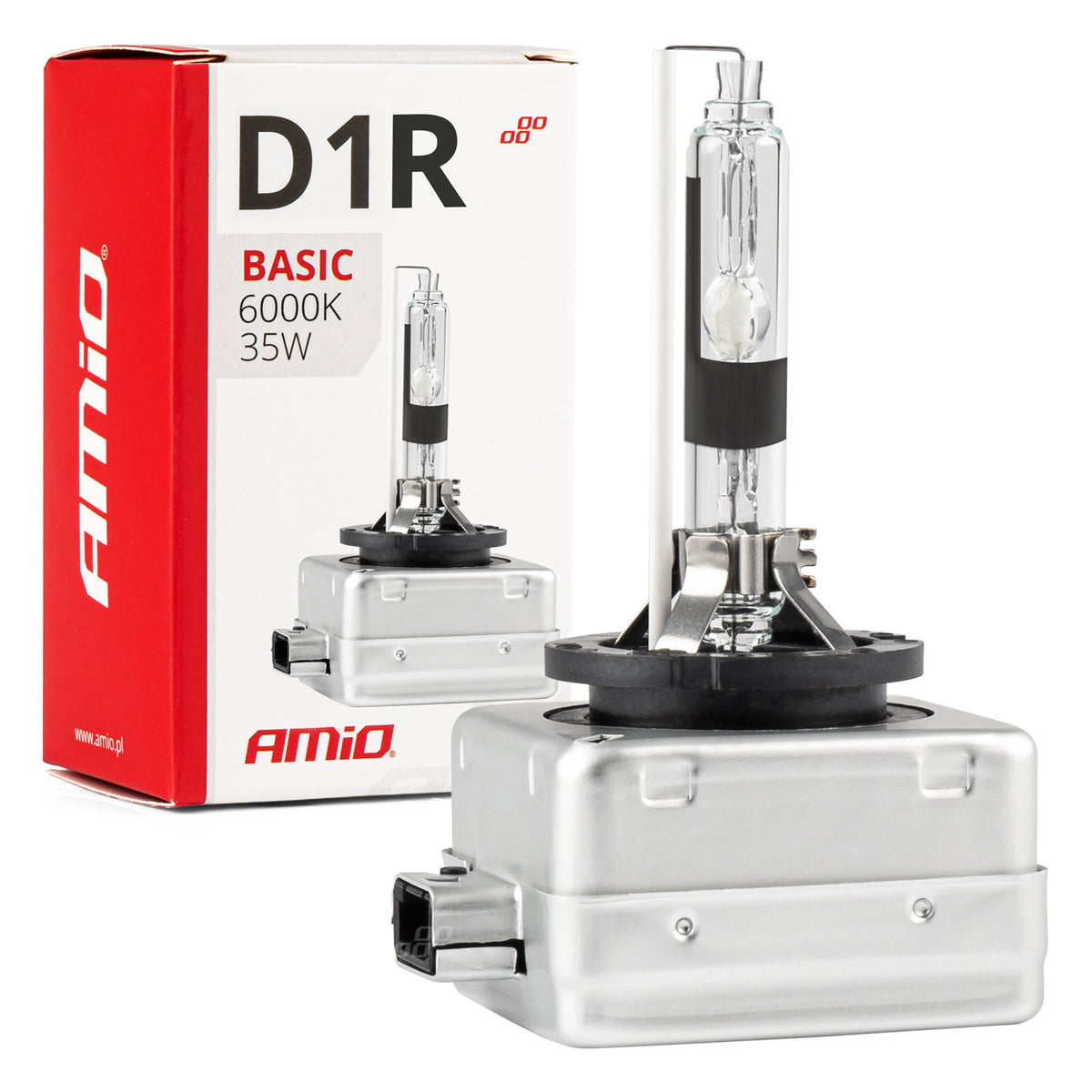 Xenon lamp type D1R 35W 6000K AMiO BASIC 02946 - AMiO 02946 - afbeelding 1